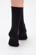 Женские классические носки Giulia WS3 TERRY CLASSIC 003 36/40 Black черные однотонные хлопковые - изображение 3