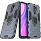 Ударопрочный чехол Transformer Ring for Magnet для Xiaomi Redmi 9 Серый / Metal slate Без бренда - изображение 2