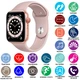 Розумні Фітнес-годинник Smart Watch T 800, Голосовий виклик, Температура тіла, Тонометр, Пульсометр, Шагометр, Оксиметром,рожевий (SW-438658) - зображення 4