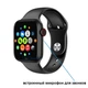 Розумні Фітнес-годинник Smart Watch T 800, Голосовий виклик, Температура тіла, Тонометр, Пульсометр, Шагометр, Оксиметром, чорний(SW-438660) - зображення 3