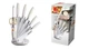 Набір ножів Royalty Line RL-WHT8W 7 pcs - зображення 3