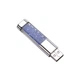 USB флешка с кристаллами Wellendorff голубая, 16GB - изображение 2