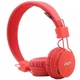 Беспроводные Bluetooth наушники Nia-X2 с MP3 плеером Красные - изображение 1