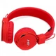Беспроводные Bluetooth наушники Nia-X2 с MP3 плеером Красные - изображение 2