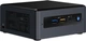 Неттоп Intel NUC (BOXNUC8I3BEH2); Intel Core i3-8109U (3.0 - 3.6 ГГц) / без ОЗУ (2xSO-DIMM) / без HDD (SATA) / без ОП / INTEL Iris Pro Graphics 655 / LAN / Wi-Fi / Bluetooth / кардридер / без ОС / черно-серый - изображение 1
