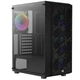 Корпус AeroCool Hive FRGB (Hive-G-BK-v2) Black без БП - изображение 1
