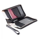 Кожаный кошелек(тревелер) для путешествий Visconti MZ101 Wing (Italian Black) - изображение 4