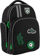 Рюкзак школьный полукаркасный Kite Education Football 0.78 кг 38x29x16 см 17 л Черный (K19-706M-2) - изображение 2