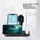 Бездротове Зарядна Док-Станція 4 в 1 Fast Charge для Iphone, Apple Watch, Pencil, AirPods Samsung, Xiaomi, Універсальна Black (ТМ-K010BK) - зображення 8