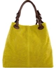 Женская кожаная сумка Italian bags DB6929 yellow - изображение 1