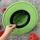 Шляпа Федора унисекс с устойчивыми полями FeltHat салатовая - изображение 4