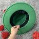Шляпа Федора унисекс с устойчивыми полями FeltHat зеленая - изображение 5
