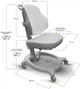 Кресло детское ErgoKids GT Y-402 Ortopedic Green (Y-402 KZ) - изображение 7