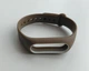 Ремешок Xiaomi Mi Band 2 MiJobs силиконовый с рамкой Коричневый / Белый 1088P - изображение 1