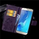 Чехол Clover для Samsung Galaxy J7 2016 J710 книжка кожа PU с визитницей фиолетовый - изображение 1