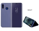 Чехол Mirror для Huawei P Smart Plus / Nova 3i / INE-LX1 книжка зеркальный Clear View Purple - изображение 2