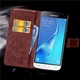 Чехол Clover для Samsung Galaxy J3 2016 J320 J320H J300 книжка кожа PU коричневый - изображение 1