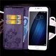 Чохол Clover для Meizu M3/M3s/M3 mini книжка шкіра PU з візитницею фіолетовий - зображення 1