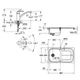 Набір Grohe мийка кухонна K300 31565SD0 + змішувач Eurosmart 33281002 - зображення 2
