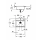 GROHE Мийка кварцова Sink K700 (31651AP0) - зображення 5