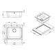 Кухонна мийка Apell Torino TOG571IBC Brushed - зображення 2