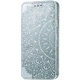 Шкіряний чохол книжка GETMAN Mandala (PU) для Huawei P Smart (2021) / Y7a Сірий (41391) - зображення 1