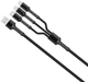 Кабель Colorway 3в1 (Lightning+MicroUSB+Type-C) 4.0A 1.2 м Grey (CW-CBU3003-GR) - изображение 3