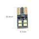 Светодиодная лампа&nbsp;Т10 W5W 8SMD 3030 350Lm Autoexpect 12V Белая с обманкой (10550) - изображение 2
