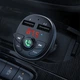 Автомобильное зарядное устройство Borofone BC26 2 USB 2.1A чёрное с функцией FM-модулятора - изображение 2