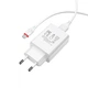 Зарядний пристрій Borofone BA21A USB QC Micro-USB білий - зображення 3
