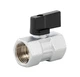 Кран кульовий RASTELLI MINI 1/4" ВВ (008008) - зображення 1