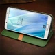 Кожаный чехол-книжка GETMAN Cubic (PU) для Xiaomi Redmi Note 9 / Redmi 10X Зеленый - изображение 4