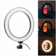 Кольцевая лампа Ring fill light Лампа для визажиста LED лампа с держателем для телефона и штативом Набор блогера 2 в 1 5500K – 3200К 26 см от Usb 5V 2A - изображение 7