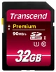 Карта памяти Transcend 32Gb SDHC class 10 UHS-I Premium (TS32GSDU1) - изображение 1