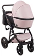 Коляска 2 в 1 Bair Mirello Plus шкіра 100% MP-02 рожевий перламутр - чорний. 33941 - зображення 4