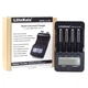 Универсальное ЗУ Liitokala Lii-500 4 канала Ni-Mh/Li-ion, 220V/12V, Powerbank, Test, LCD - изображение 4