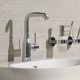 Cмеситель на раковину одновентильный GROHE Essence хром латунь с донным клапаном 32628001 - изображение 3
