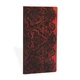 Блокнот Paperblanks Кружева Красный слим 9,5х18 см в линию (9781439732502) - изображение 1