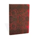 Блокнот Paperblanks Кружева Аллюр мини 10х14 см в линию Красный (9781439732519) - изображение 1