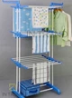 Сушилка для белья Garment Rack Голубая Универсальна складная напольная вертикальная Сушка - изображение 3