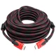 Кабель LogicPower (LP2770) HDMI-HDMI, v1.4, 15м, черный с красным - изображение 1
