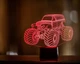 3D нічник "Автомобіль 38" (ВОЛІЧНЕ ЗОБРАЖЕННЯ) + пульт ДК + мережевий адаптер+ батарейки (3ААА) 3DTOYSLAMP - зображення 1