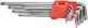 Набор ключей шестигранных Torx Lavita Г-образные удлиненные T10-T45 9 шт (LA 511600) - изображение 1