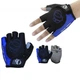 Перчатки велосипедные Pearl Izumi гелевые беспалые вело велоперчатки Black-Blue L - изображение 1