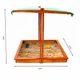 Детская песочница компактная игровая Baby Sport SB Дерево 140х145х145 см (Песочница - 22) - изображение 3