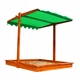 Детская песочница компактная игровая Baby Sport SB Дерево 140х145х145 см (Песочница - 22) - изображение 2