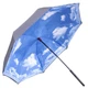 Зонт жіночий навпаки Up-Brella розумний парасольку (смарт парасолька) Блакитне небо - зображення 1