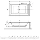 Ванна акрилова Excellent Crown LUX 190x120 см (WAEX.CRO19WH) - зображення 4