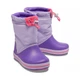 Детские зимние сапоги Crocs Kids LodgePoint Boot С8 25 Фиолетовый на затяжке - изображение 2