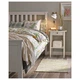 Каркас кровати IKEA HEMNES 140x200 см Белая морилка 290.022.68 - изображение 7